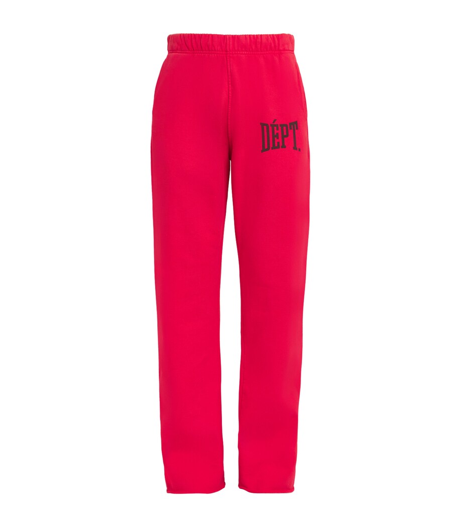 GALLERY DEPT. Mens Cotton Team Sweatpants Red Image 1