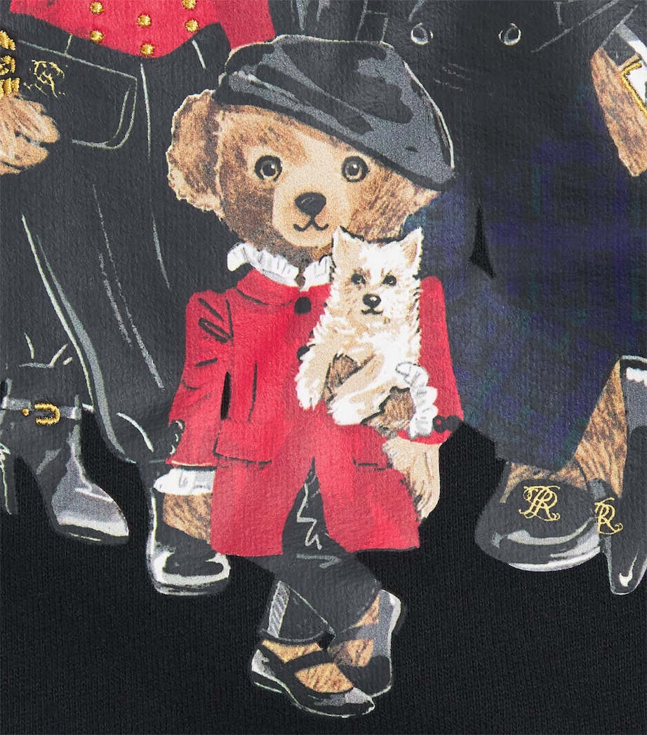 Ralph Lauren Kids Polo Bear Family Sweatshirt (2-7 Years) Polo Black Image 3