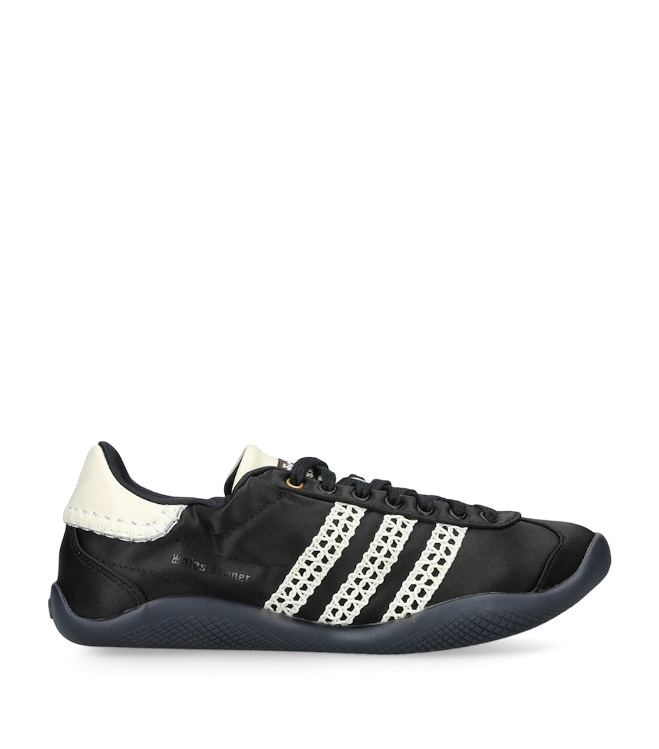 x Wales Bonner Satin Karintha Sneakers BLACK Image 1