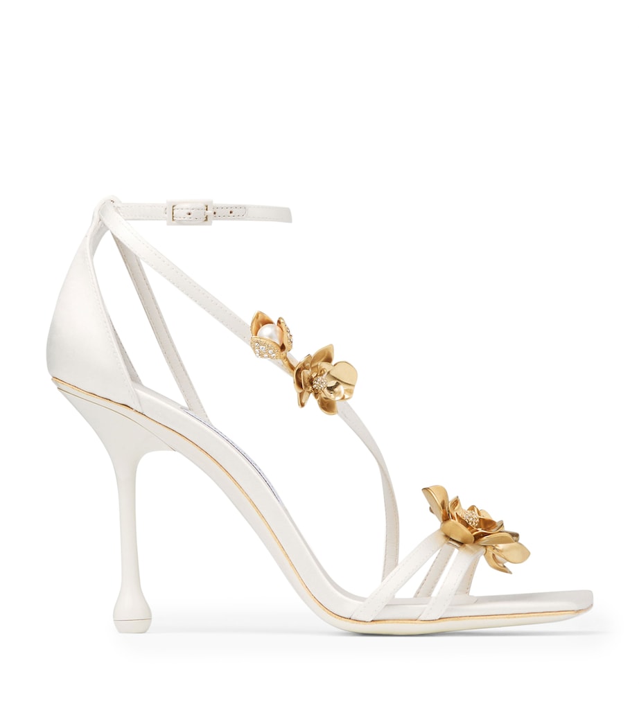Zea Heeled Sandals 95 IVORY/METAL MIX Image 1