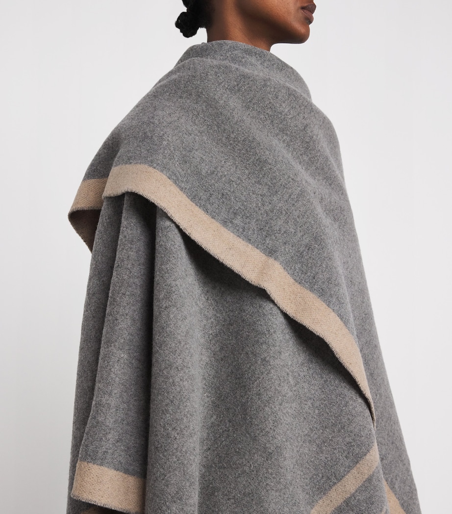 Cashmere Scarf LIGHT GREY Image 5