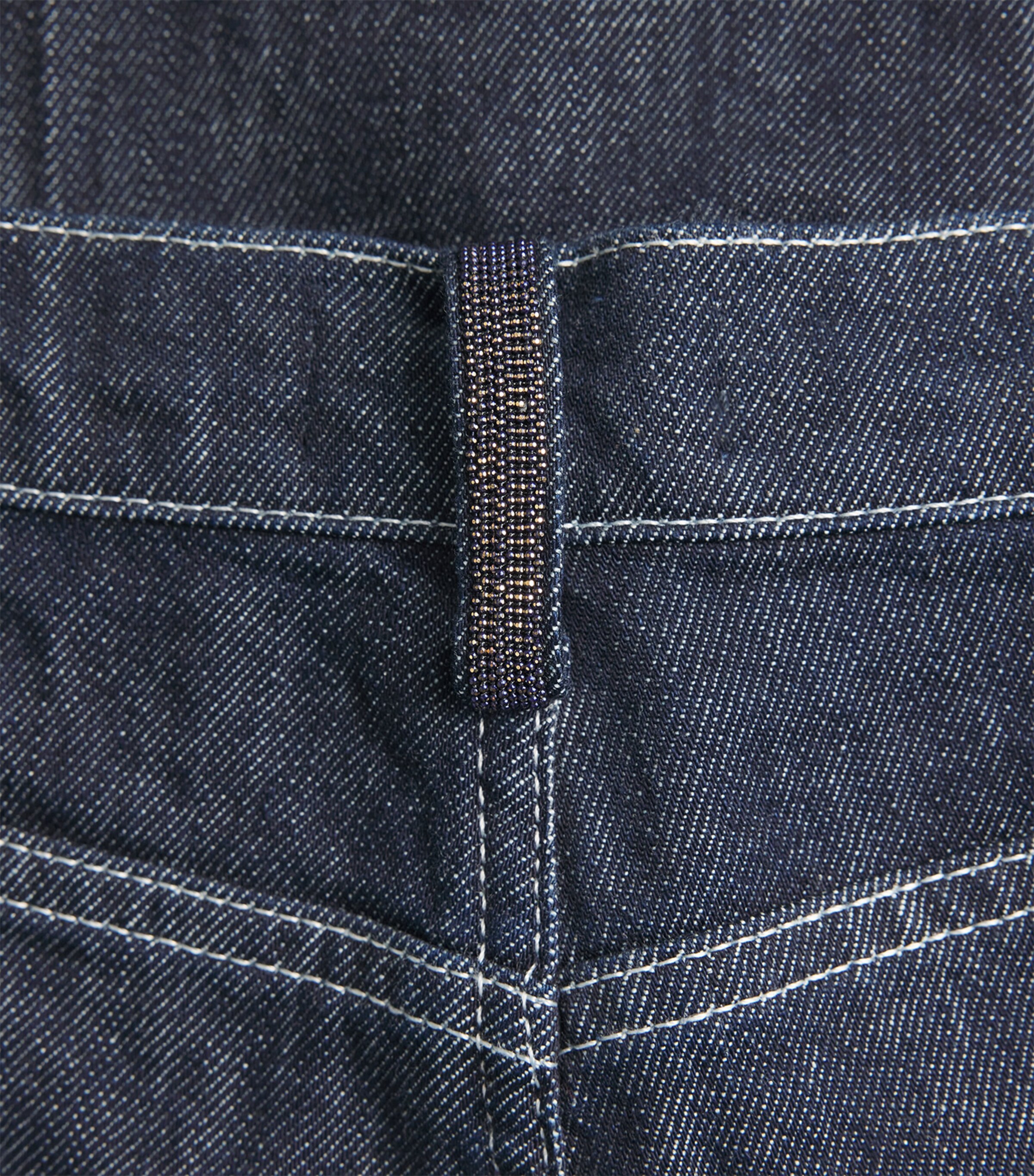 Fabiana Filippi Womens Barrel Jeans Ammorbidito Blu Image 6