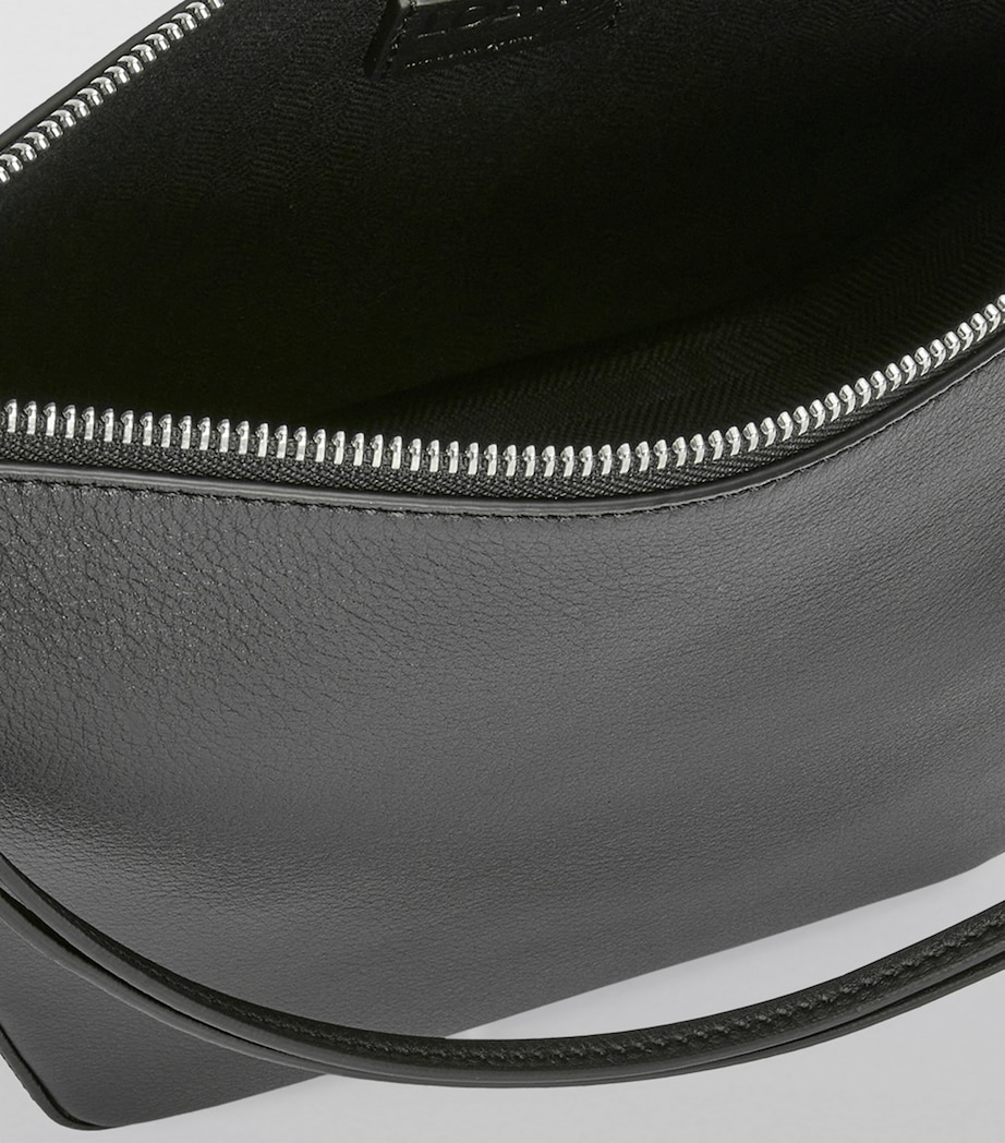 Calfskin Hammock Mini Bag BLACK Image 4