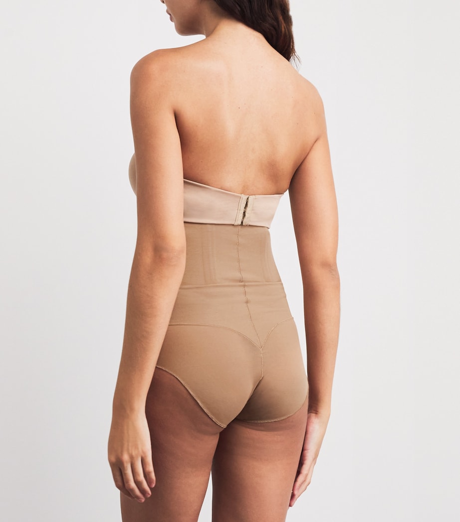 Skims Womens Power Mesh High-Rise Briefs Sienna Image 3