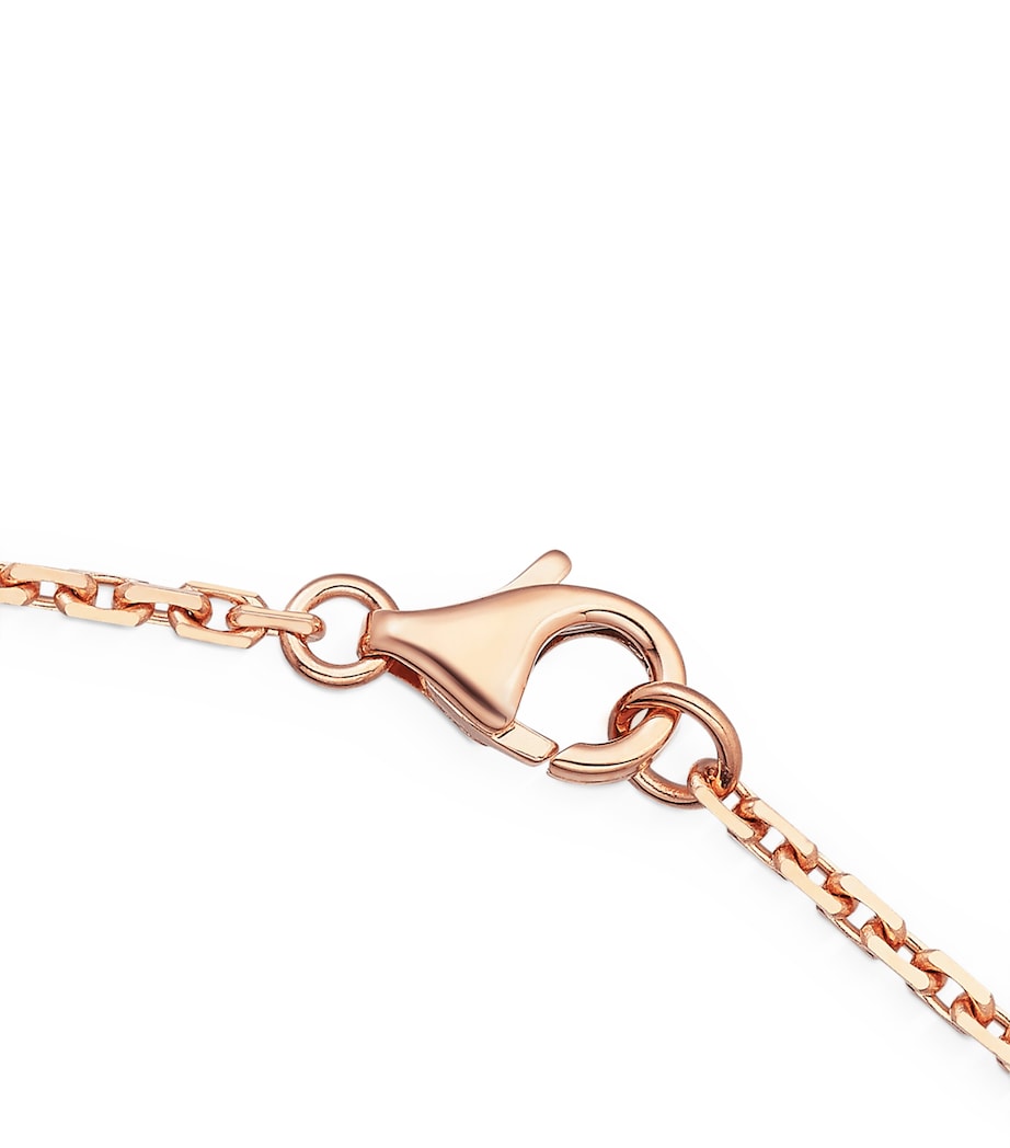 Rose Gold LOVE Necklace ROSE GOLD Image 6