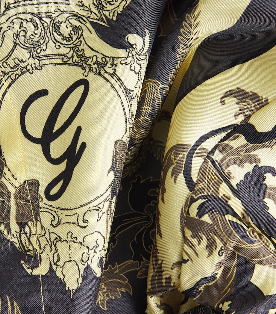 Silk Ornate Print Shirt 308 POPCORN Image 5