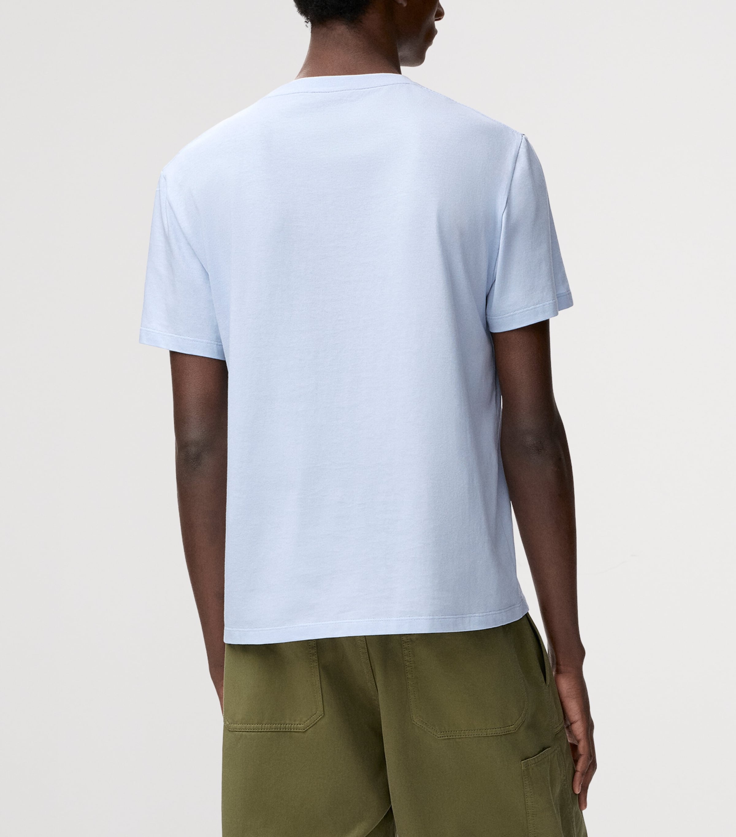 LOEWE Mens x Paula's Ibiza Anagram Relaxed T-Shirt Light Blue Image 4