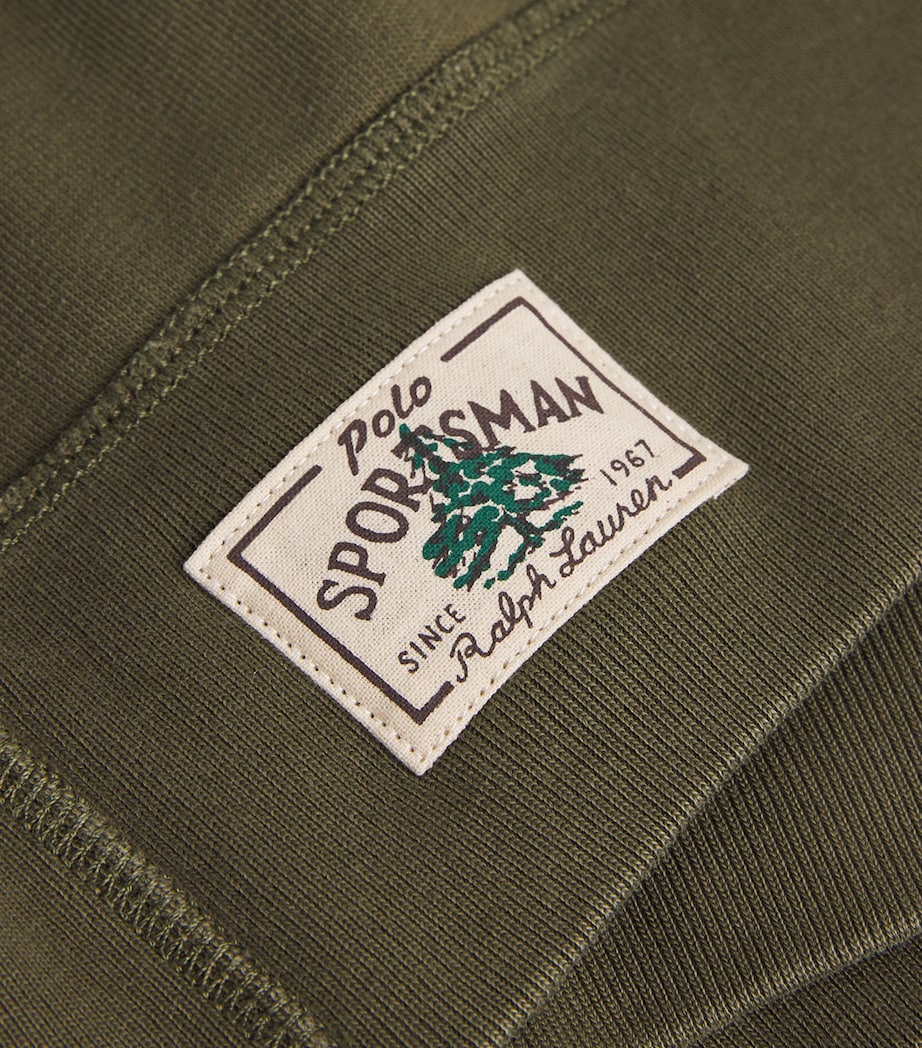 Cotton-Blend Forestry Graphic Sweatshirt DARK GREEN Image 5