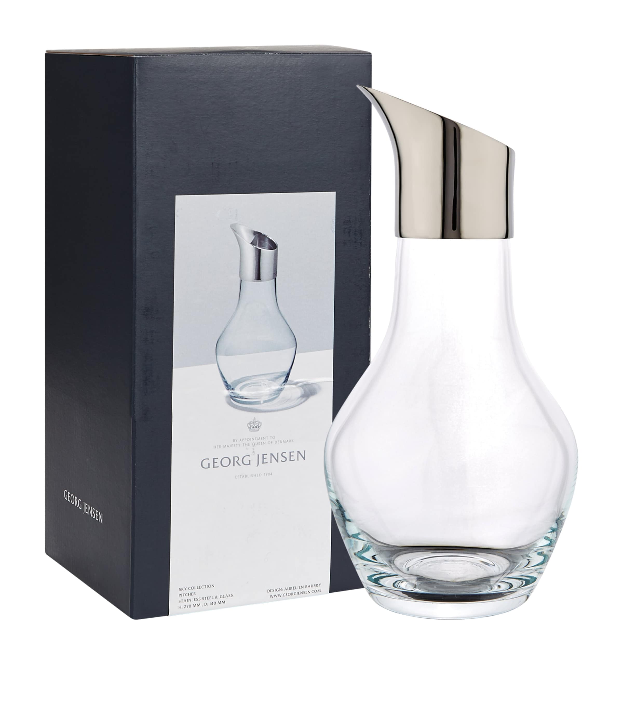 Georg Jensen Sky Water Carafe Silver Image 2