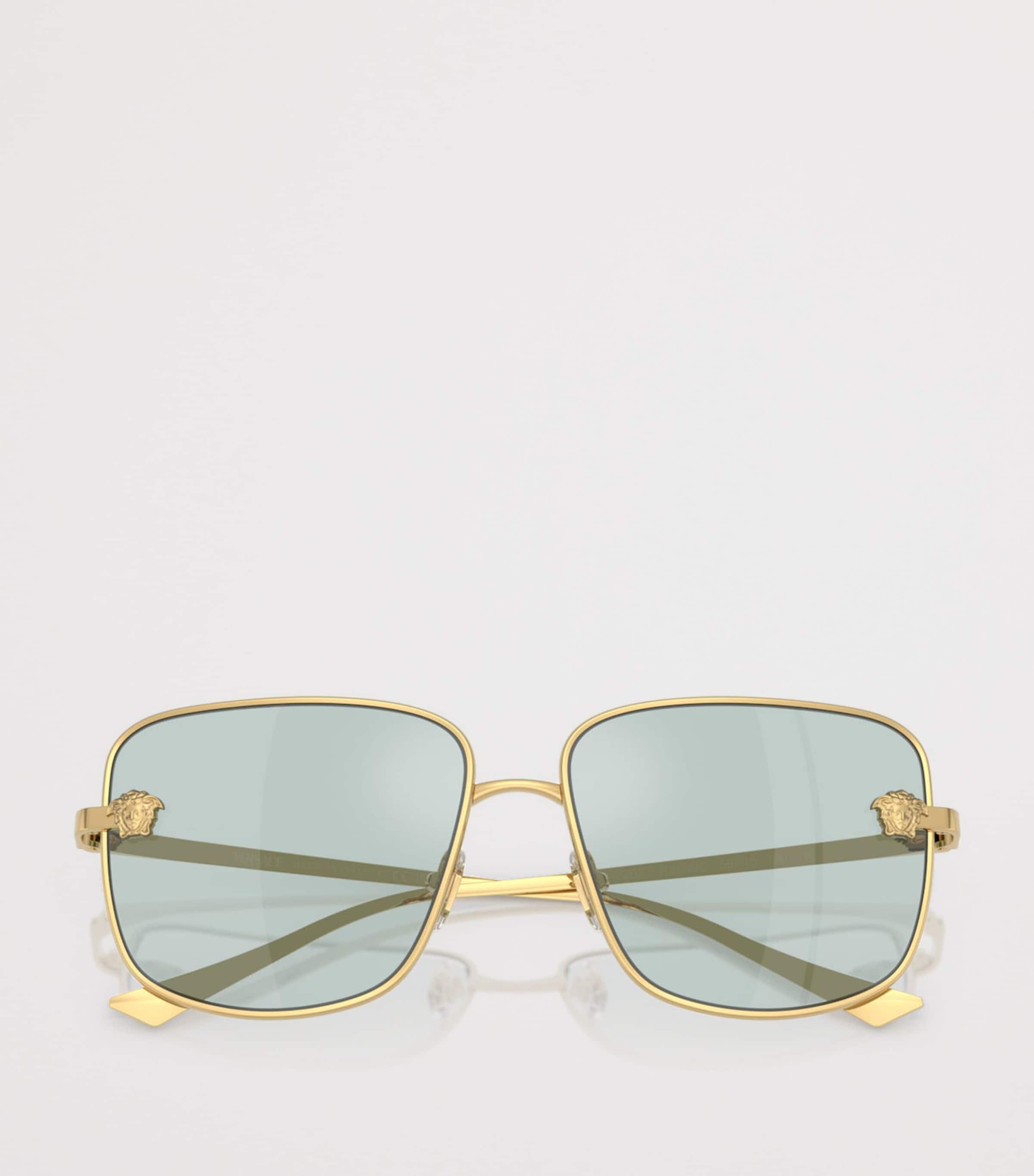 Versace Metal VE2282 Square Sunglasses Gold Image 5