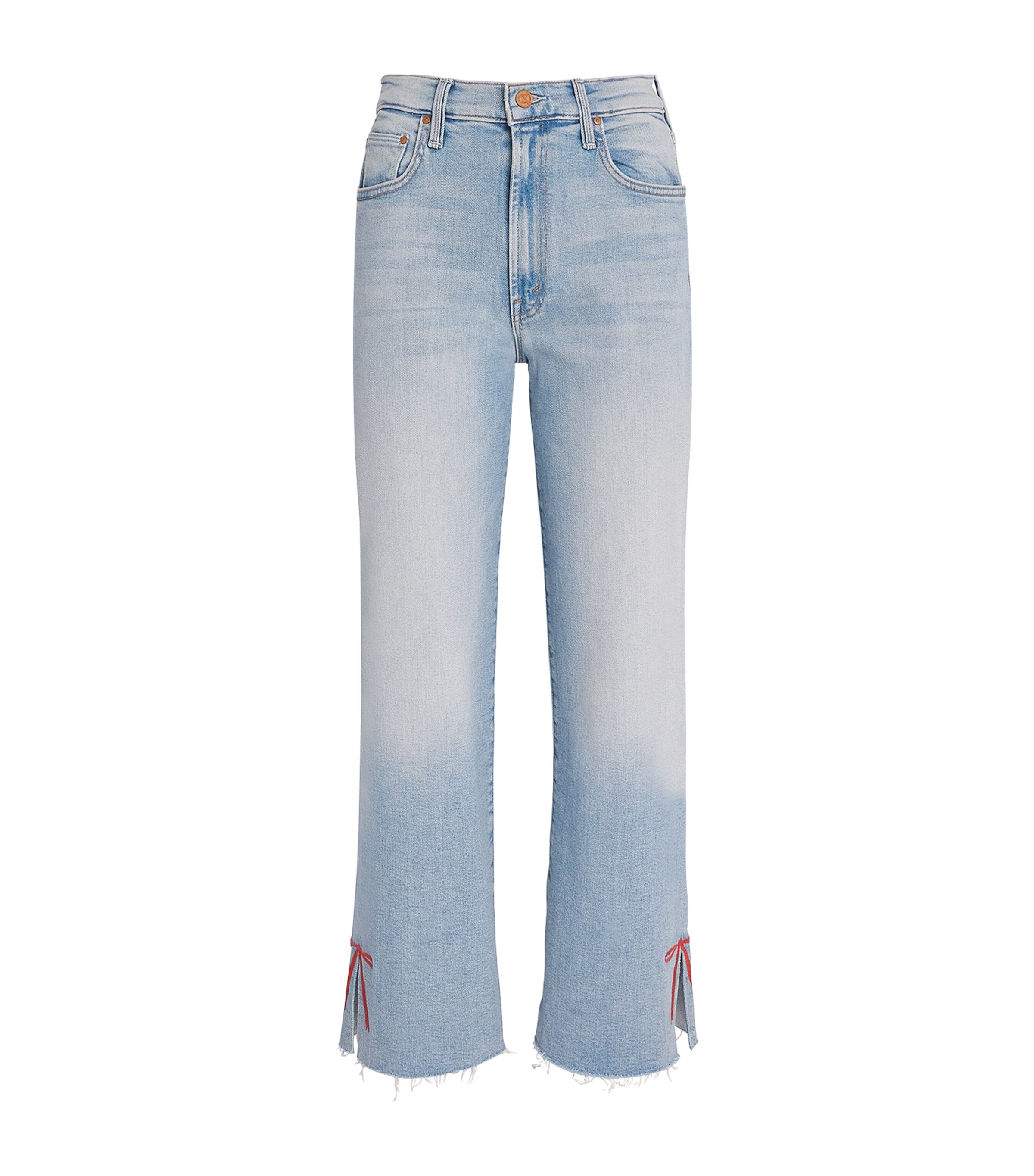 Mother The Rambler Zip Heel Jeans In Blue