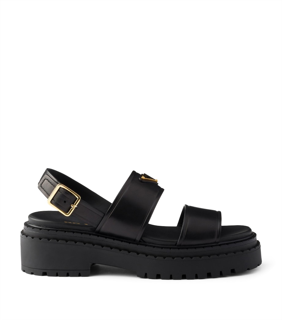 Leather Platform Sandals 55 F0002 Image 1