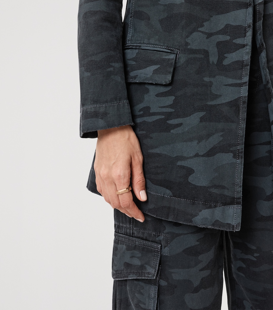 Denim Aleida Blazer CAMO INK BLUE Image 7