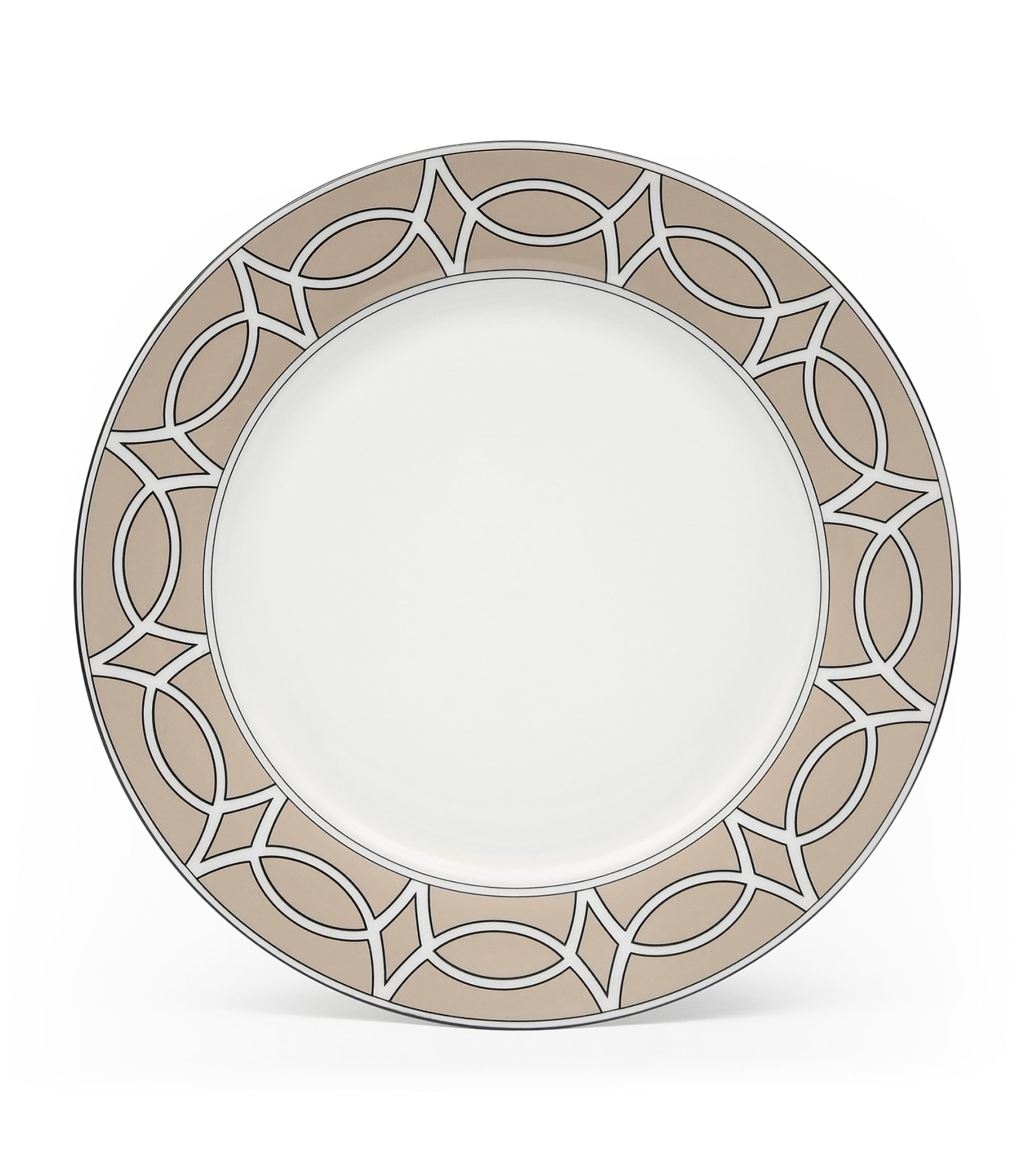 O.w.london O. W.london Set Of 2 Loop Dinner Plates In Neutral