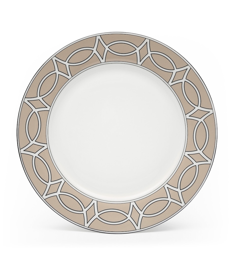 Set of 2 Loop Dinner Plates (26cm) TRUFFLE Image 1