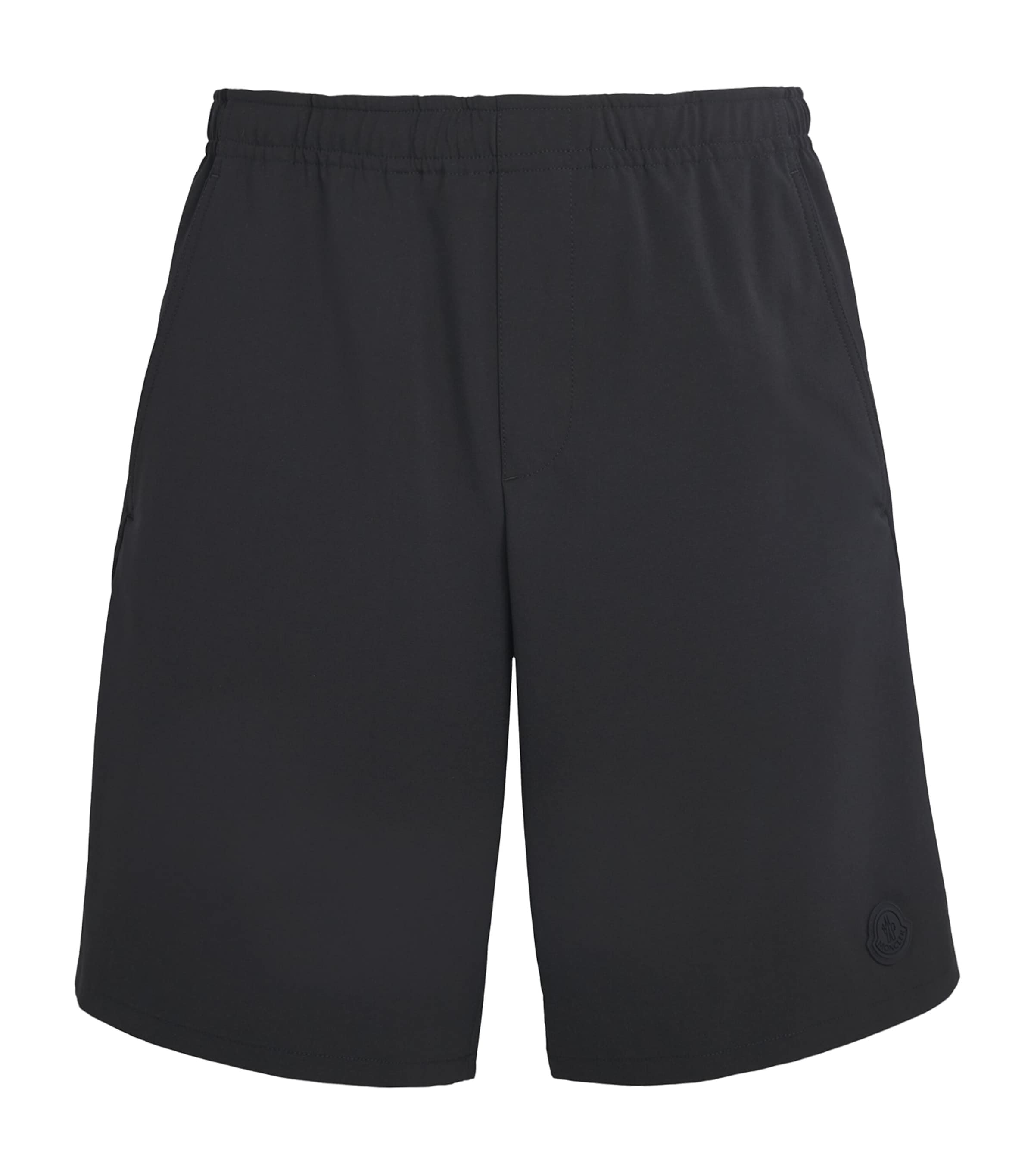 Moncler Logo Shorts In Blue