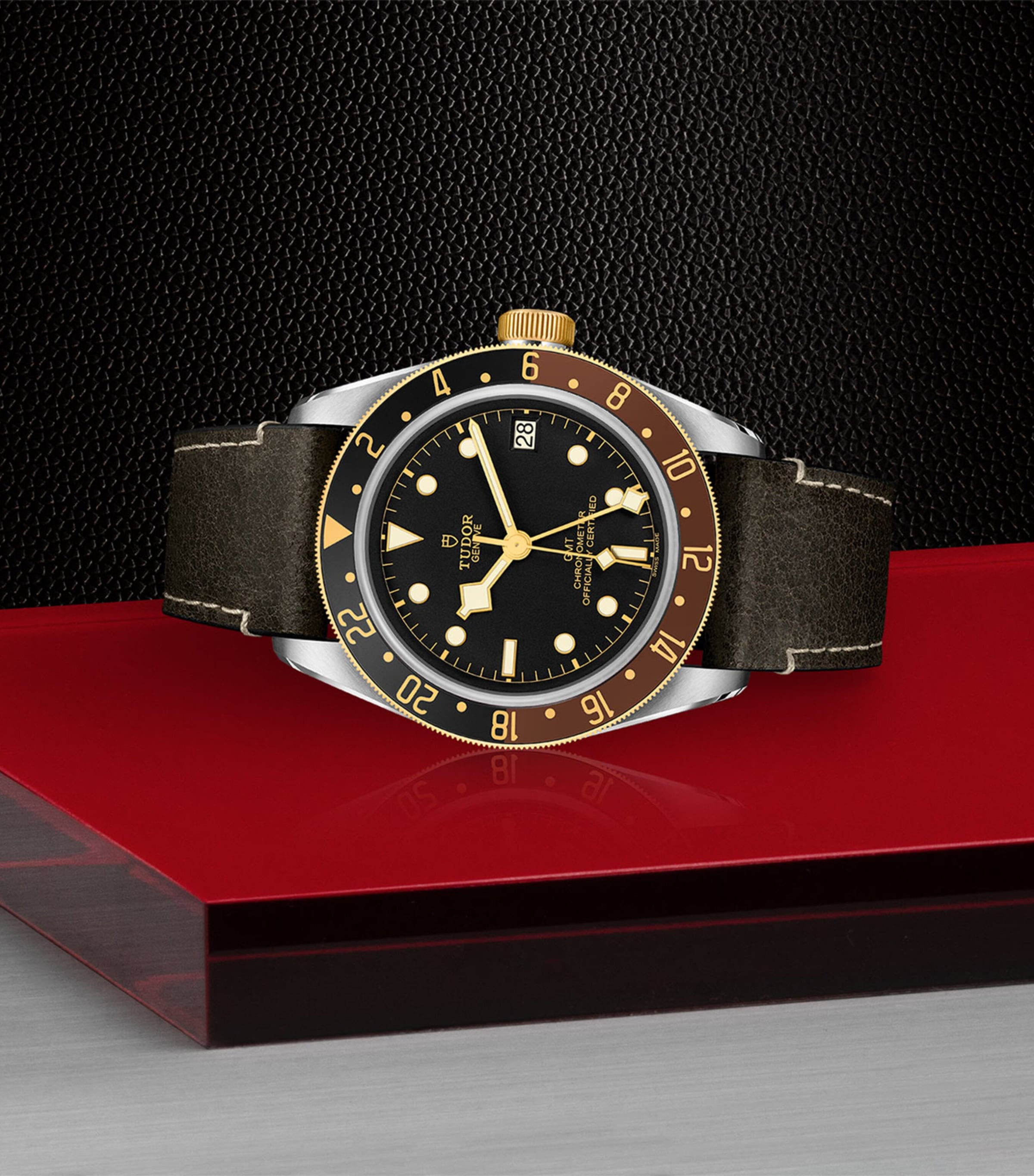 TUDOR Black Bay GMT Stainless Steel and Yellow Gold Watch 41mm Black Image 4