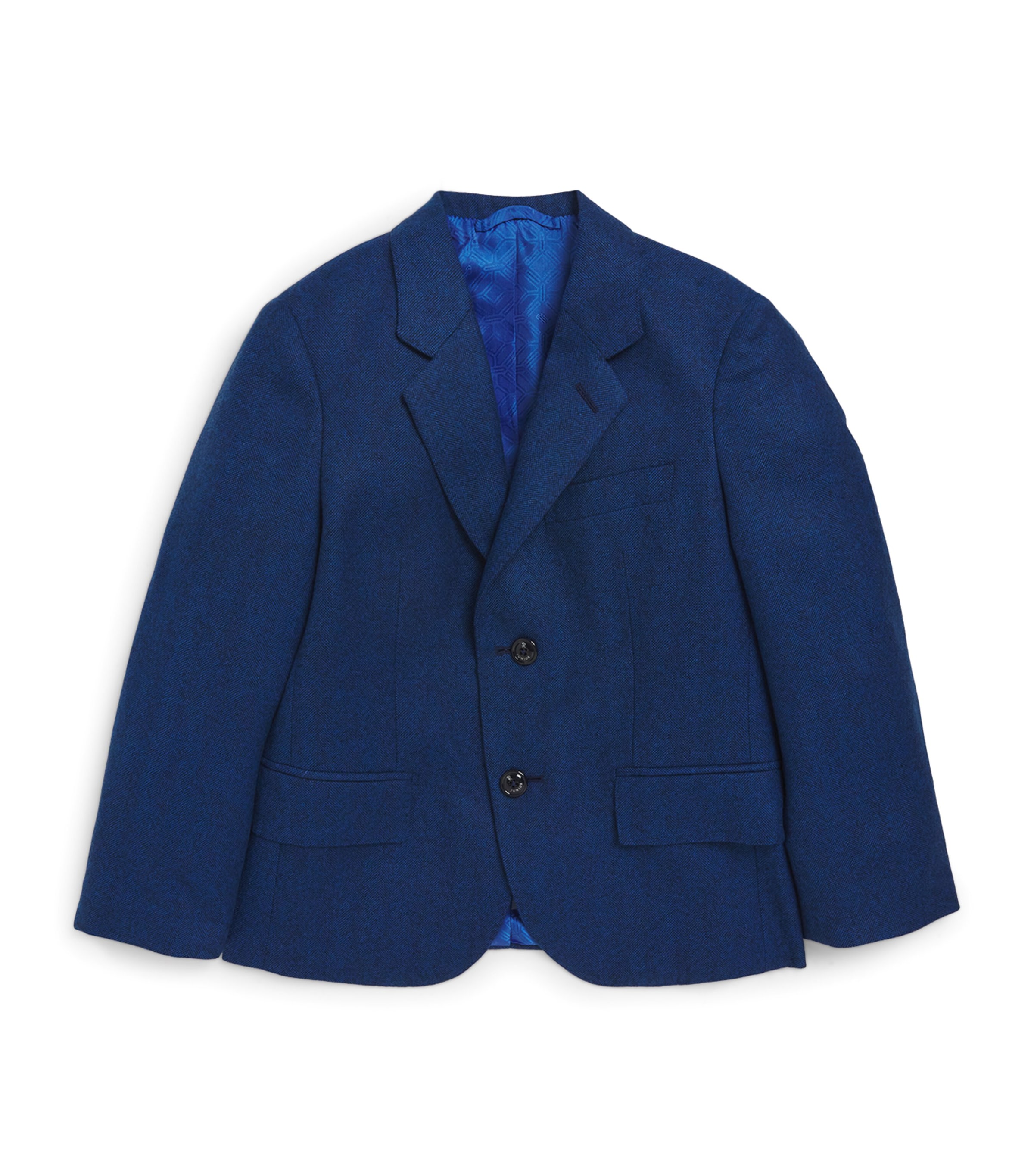 Shop Stefano Ricci Wool-cashmere Jacket In Blue