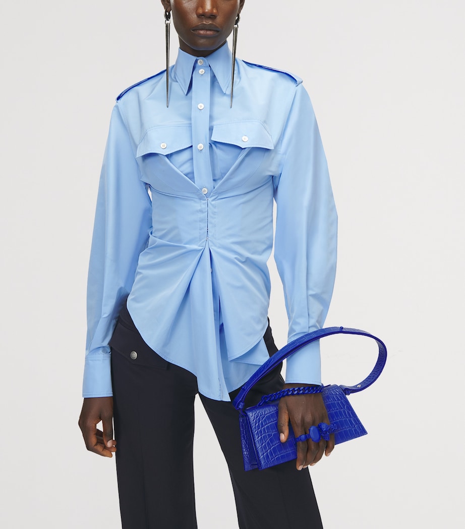 Leather Skull Four-Ring Top-Handle Bag 4134 Image 2