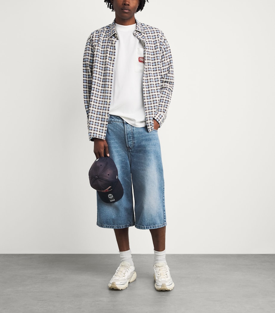 Represent Storm-Torn Sneakers Cream Image 2