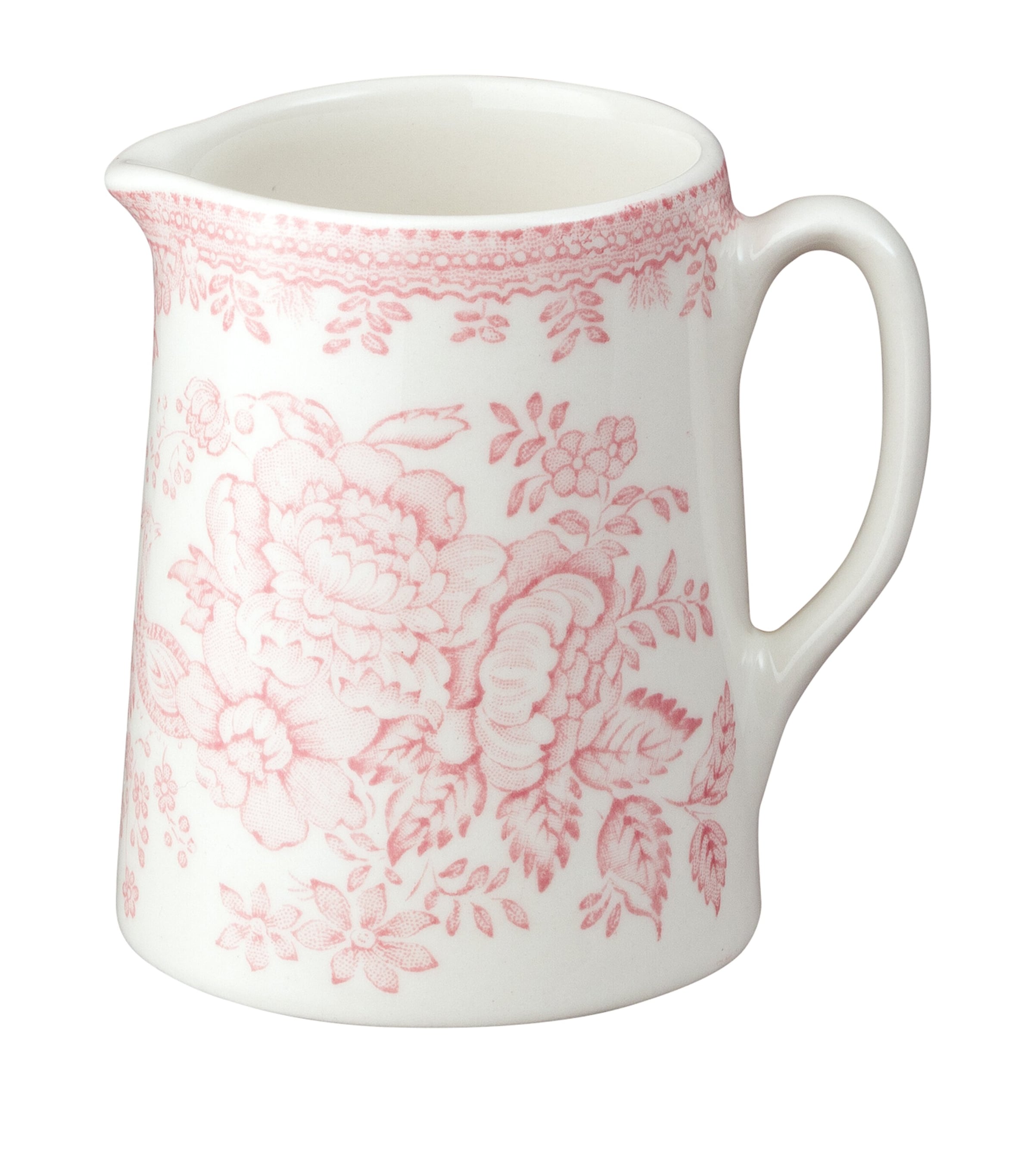 Burleigh Mini Pink Asiatic Pheasants Tankard Jug In Pink