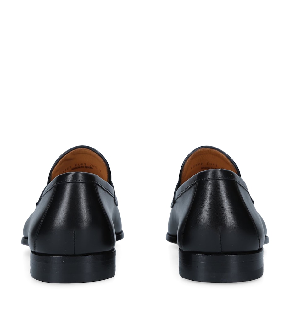 Leather Delos Dress Loafers BLACK Image 2