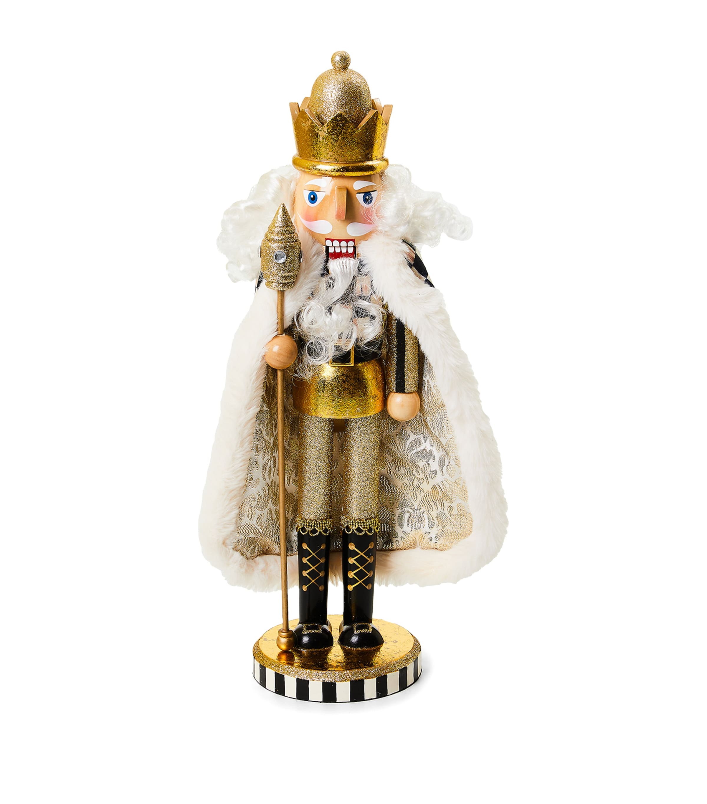 MACKENZIE-CHILDS GOLDEN HOUR NUTCRACKER ORNAMENT
