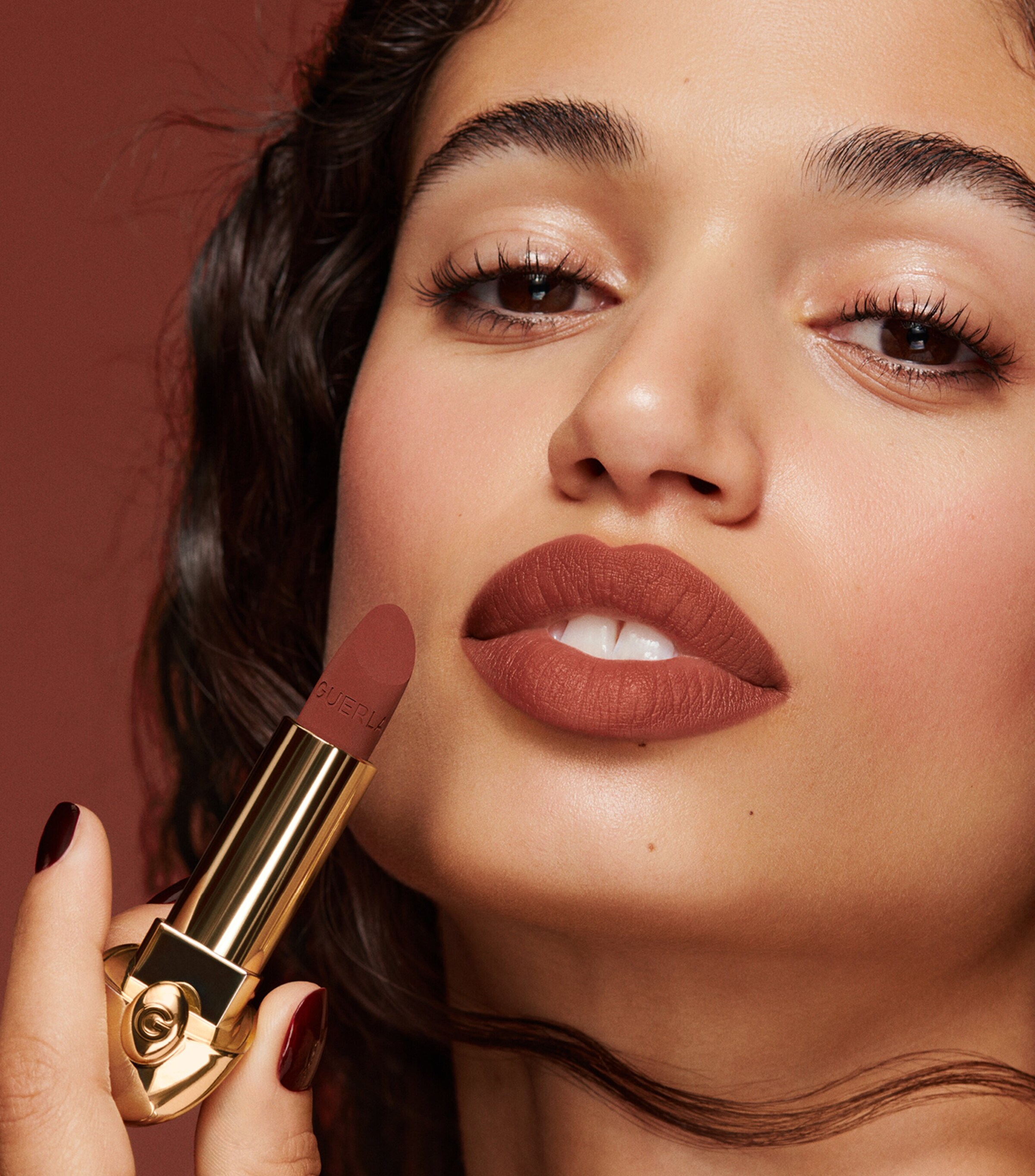 Guerlain Rouge G Ultra-Care Matte Lipstick - Refill Rouge Profond Image 5