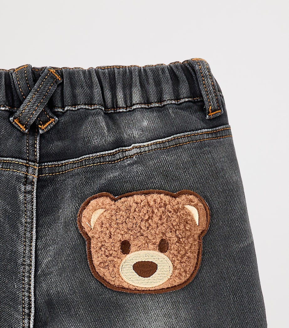 Teddy Bear Jeans (6-24 Months) GREY DENIM+TORTORA Image 3