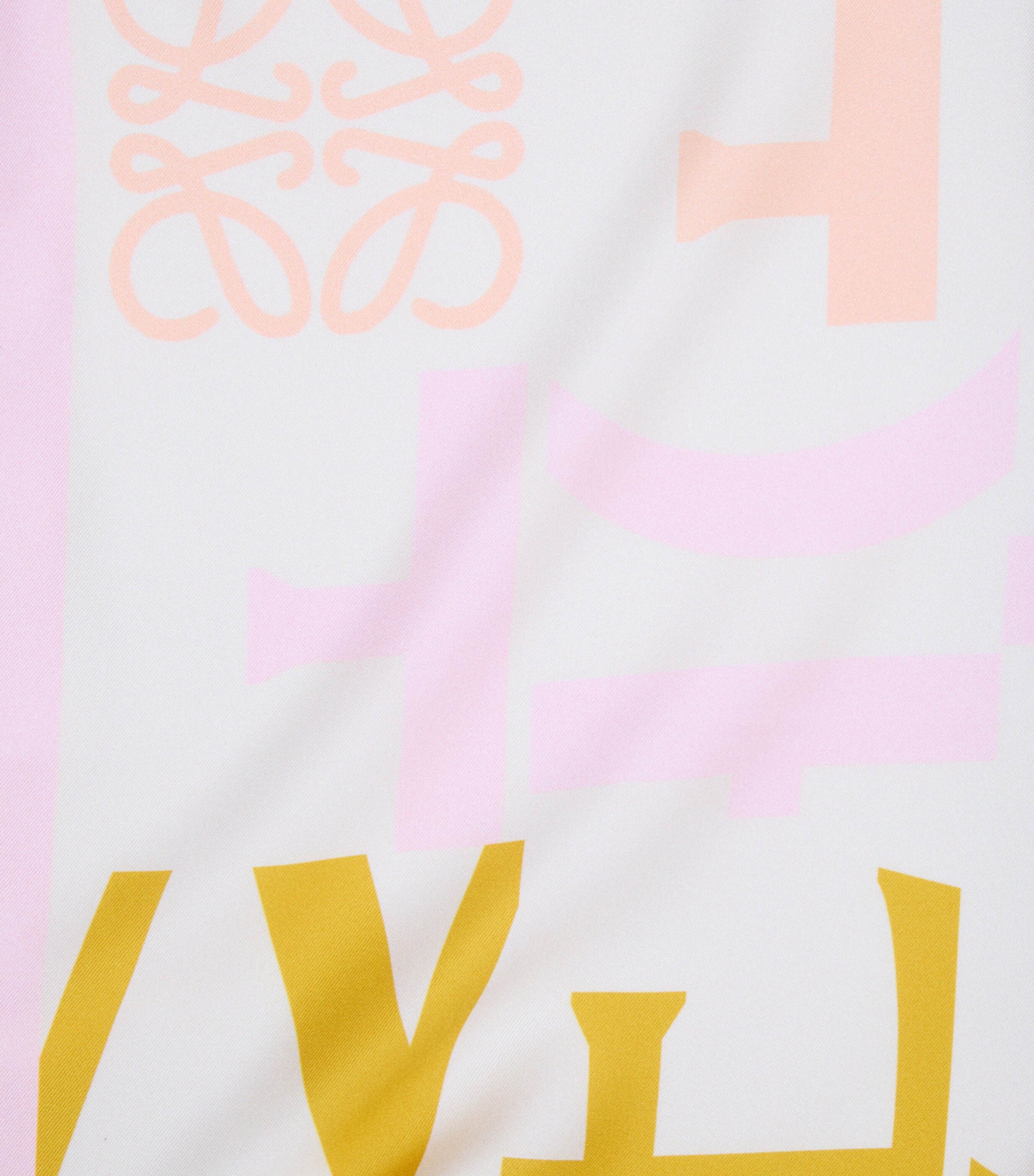 Silk Double-Face Scarf PINK/YELLOW Image 3