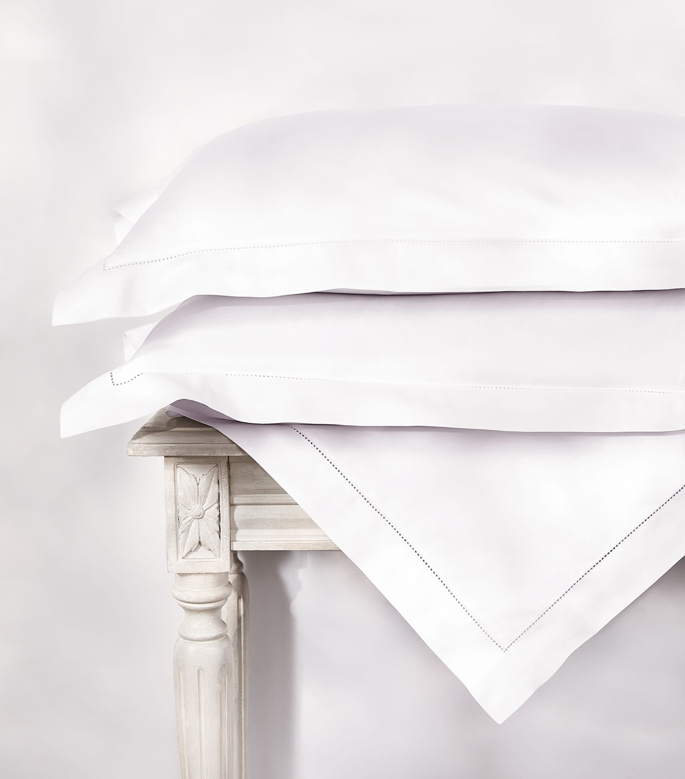 Barley Super King Flat Sheet (305cm x 320cm) WHITE Image 4