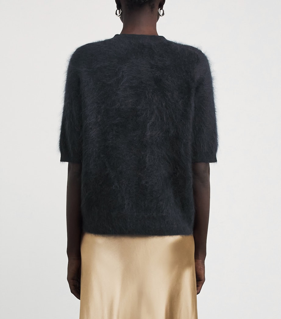 Brushed Cashmere Sweater INK Image 4