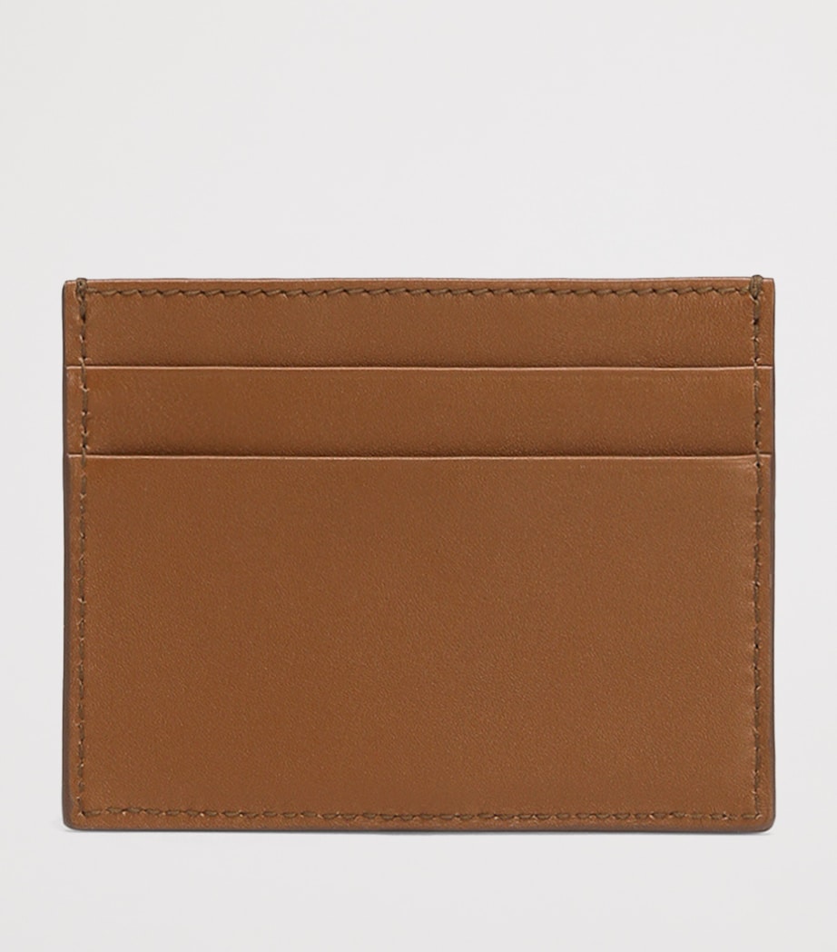 Grained Calfskin Card Holder 8Z093-CARAMELLO Image 3