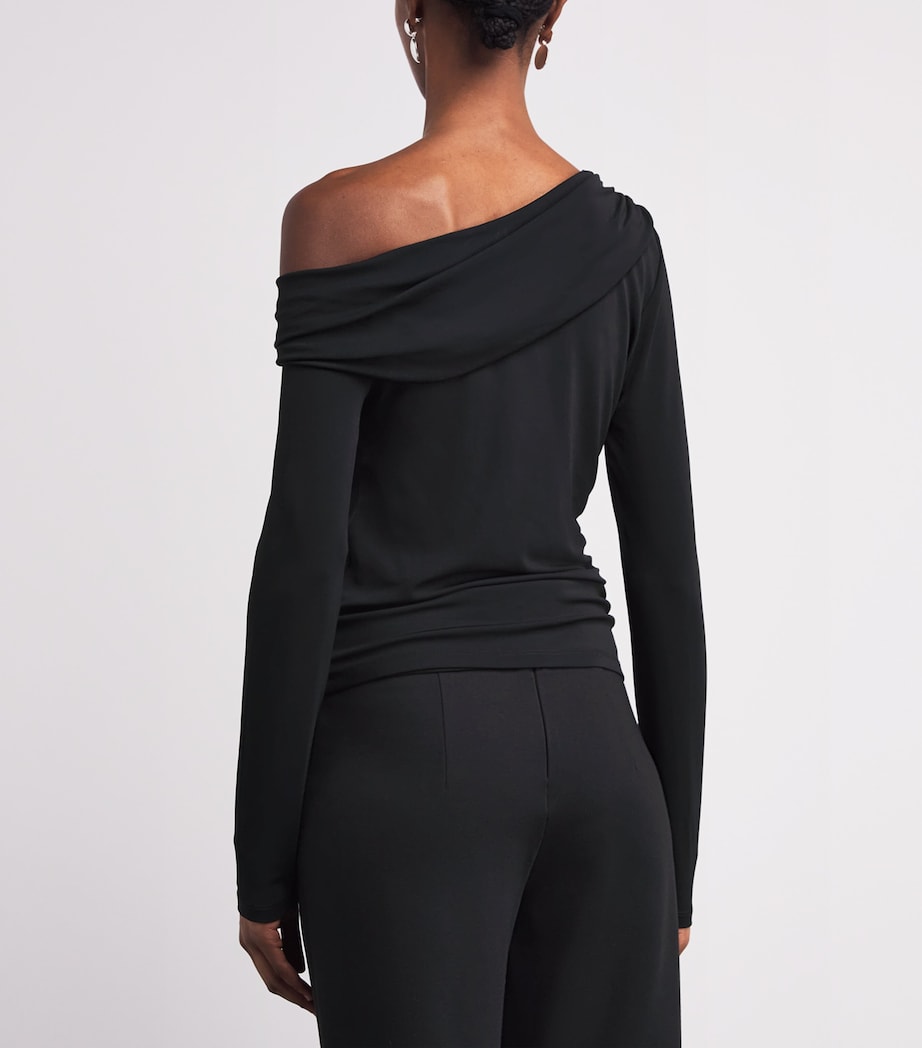 Off-The-Shoulder Lozea Top B0002 BLACK Image 4