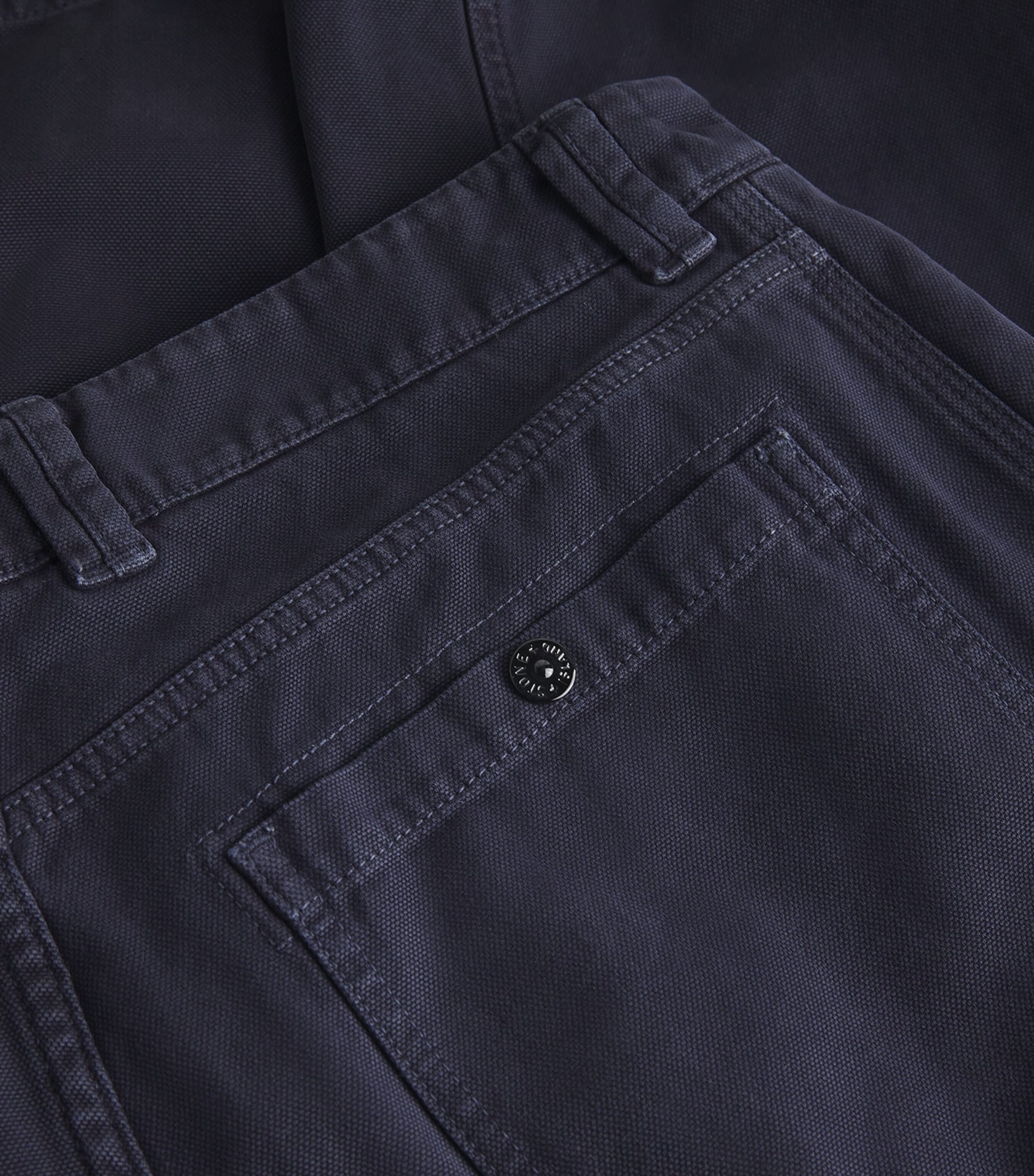 Cotton Compass Straight Trousers V0126 Image 5