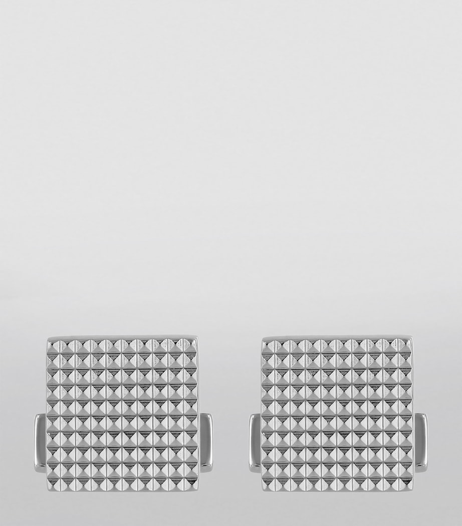 Palladium Diamond Head Cufflinks PALLADIUM Image 4