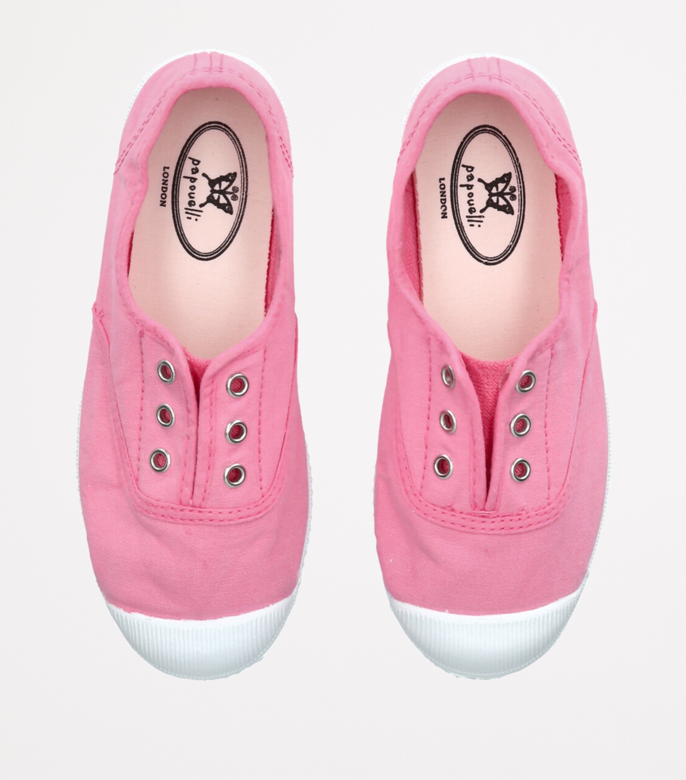 papouelli Organic Canvas Darcie Sneakers Peach Image 4