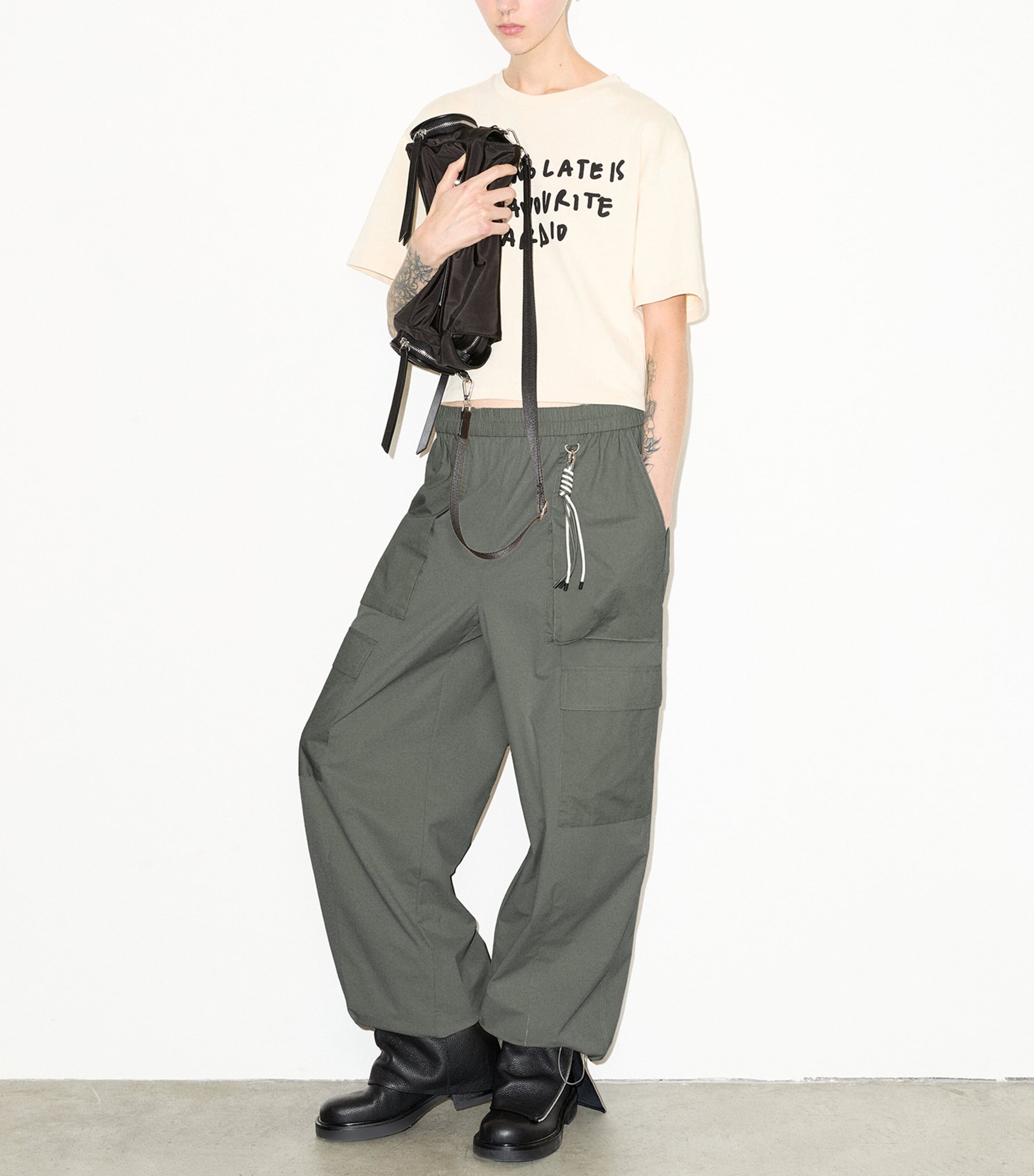 MAX&Co. Womens x Pietro Terzini Printed T-Shirt Milk Image 2