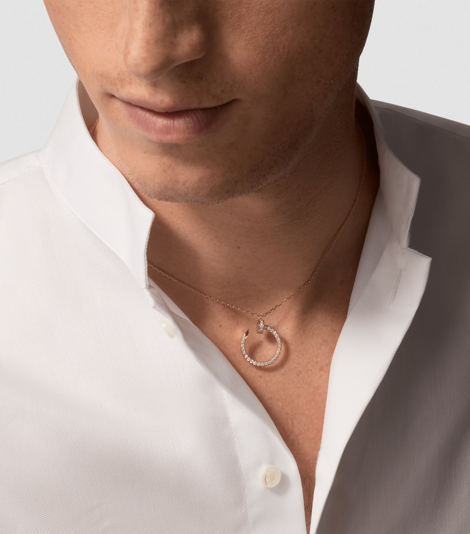 Rose Gold and Diamond Juste un Clou Necklace ROSE GOLD Image 7