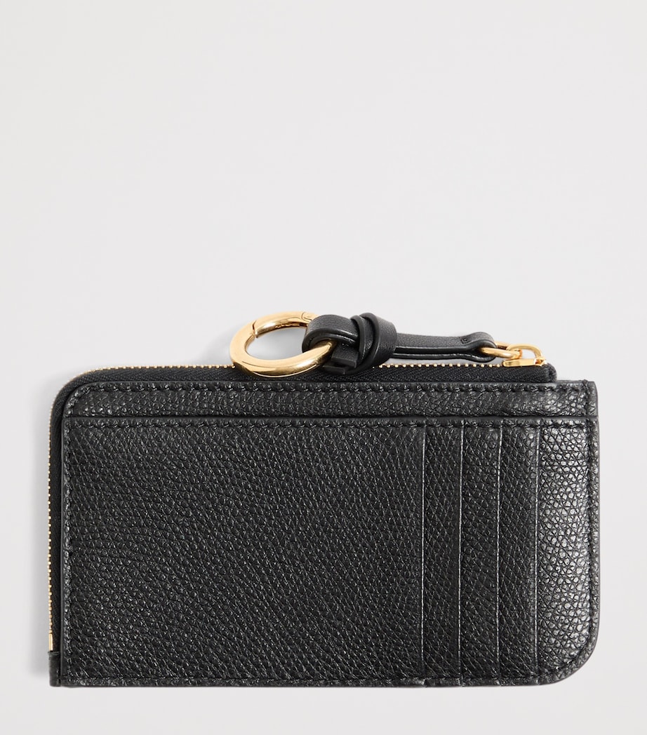 Valentino Garavani Leather VLogo Card Holder Image 3