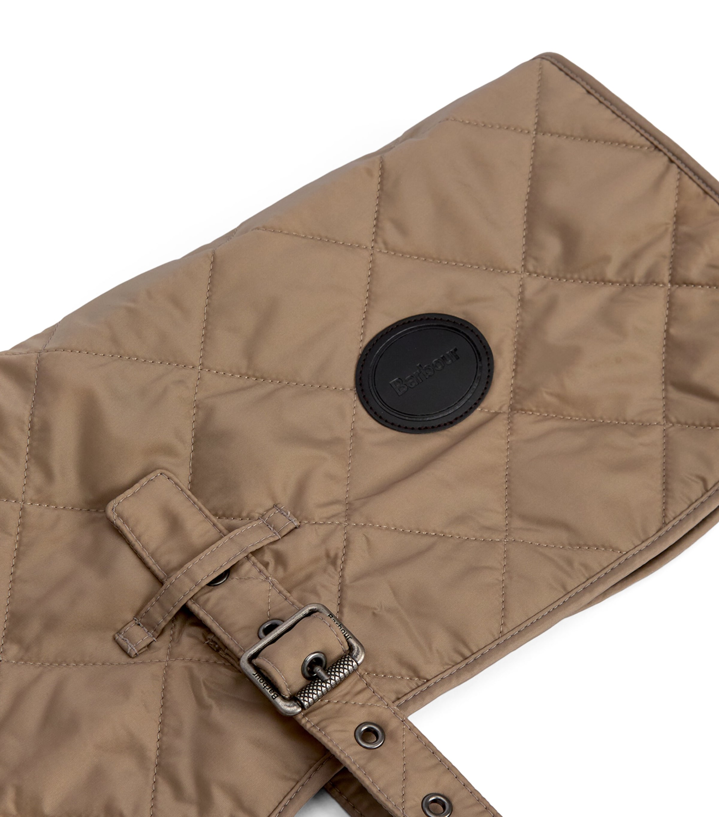 Barbour Quilted Dog Coat (Small) Sand Image 4