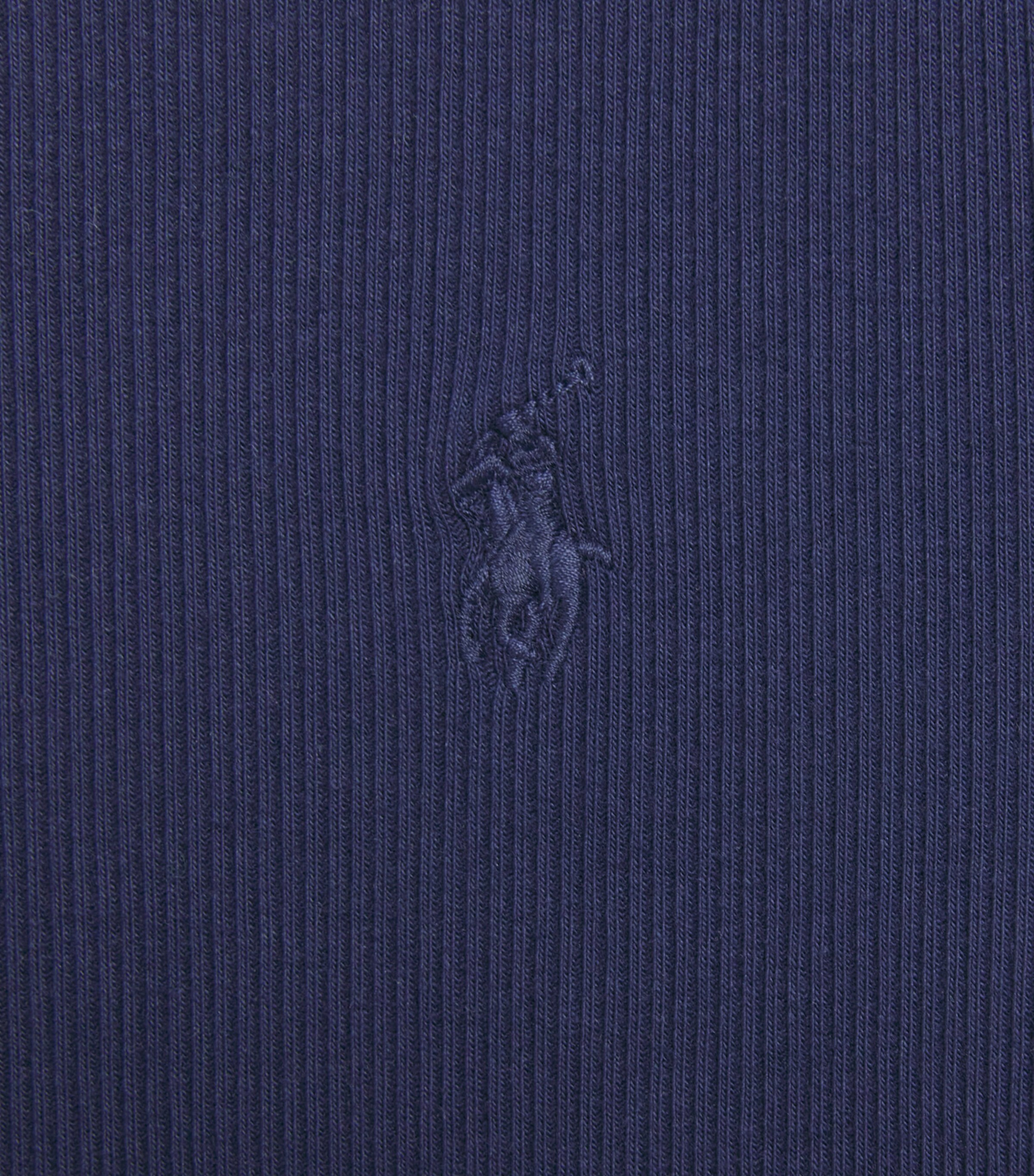 Ralph Lauren Kids Ribbed T-Shirt (7-14 Years) Navy Image 3