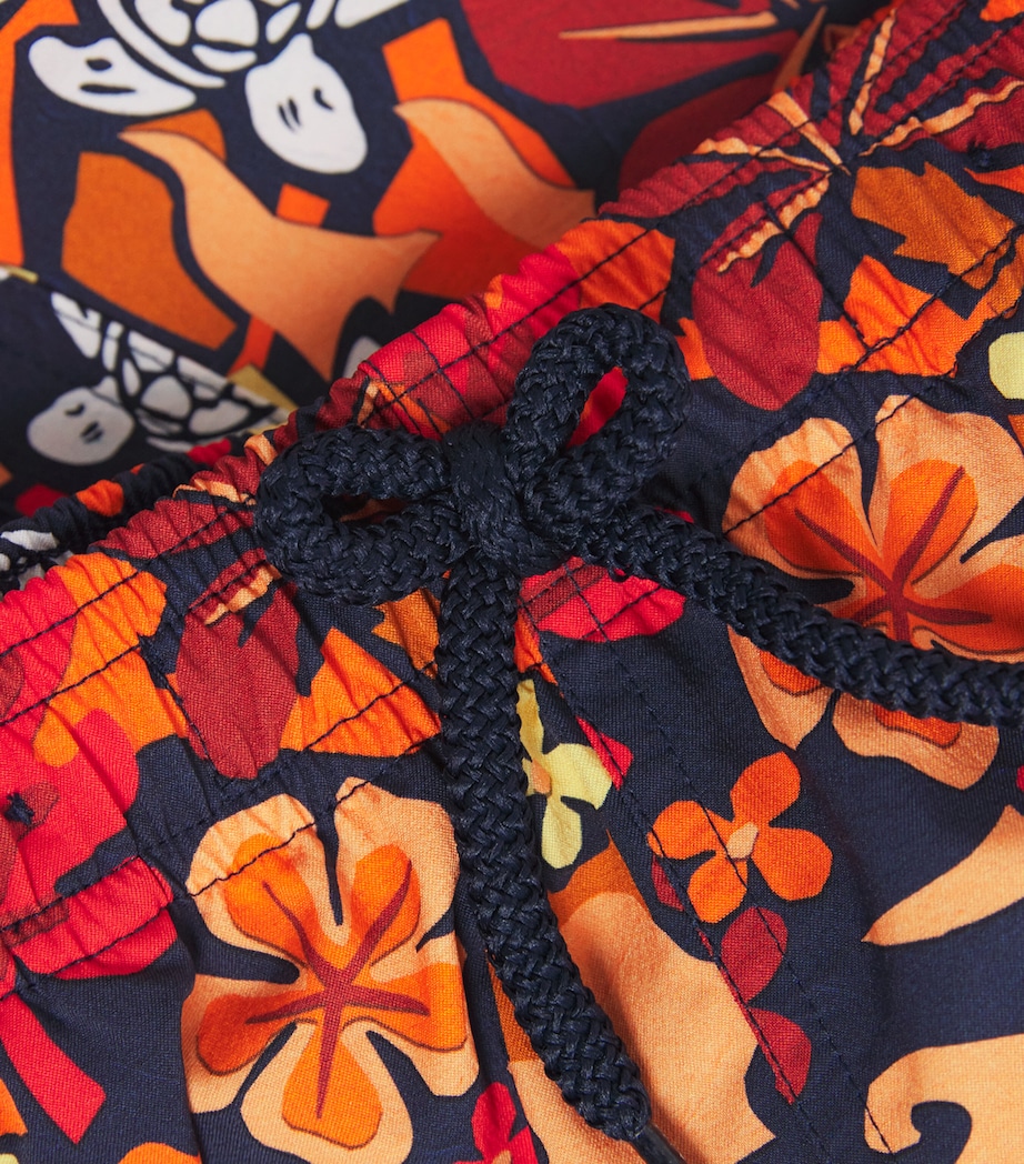 Turtle Print Swim Shorts (2-12 Years) 195 ABRICOT Image 3