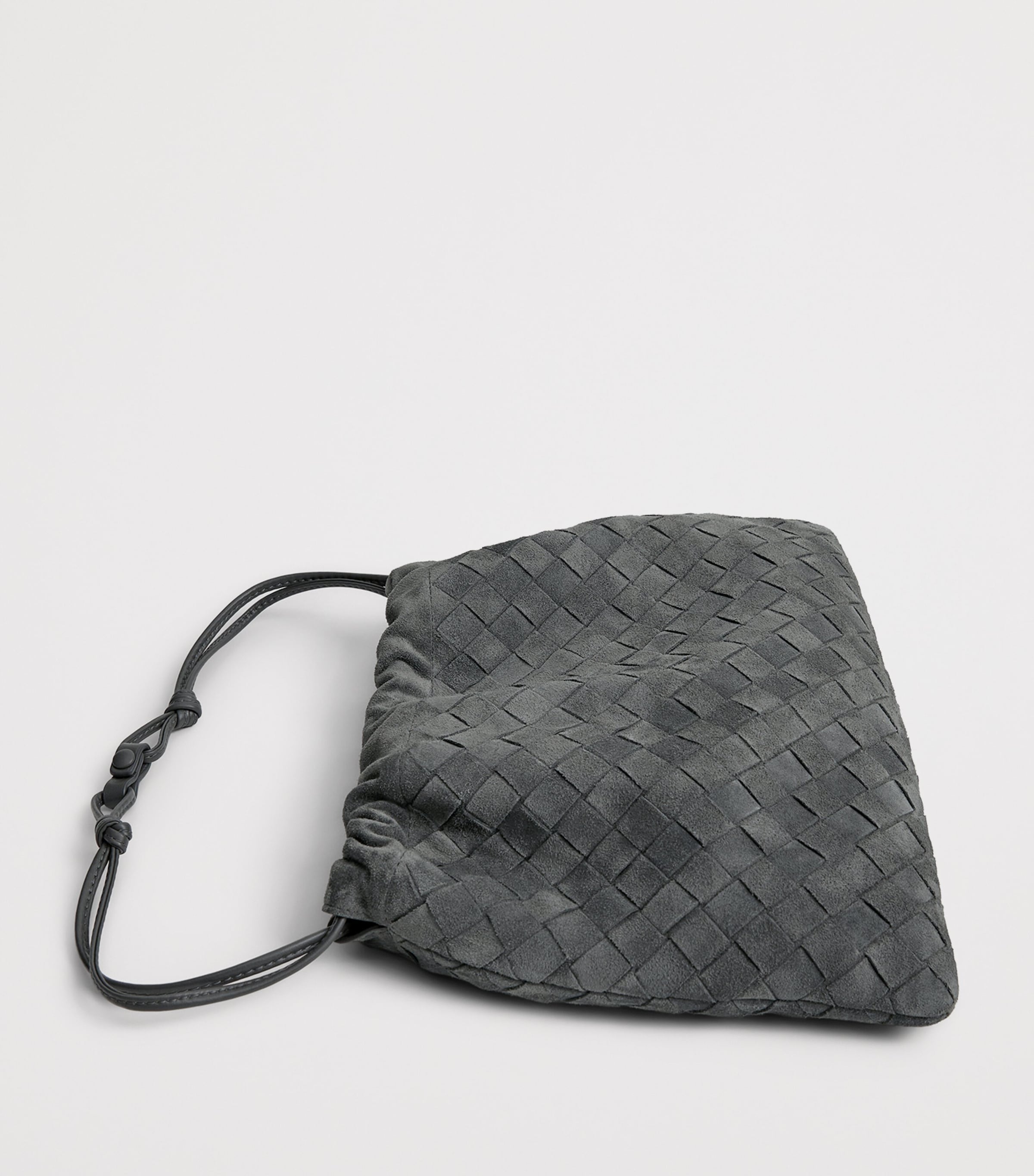 Bottega Veneta Suede Intrecciato Pouch Image 6