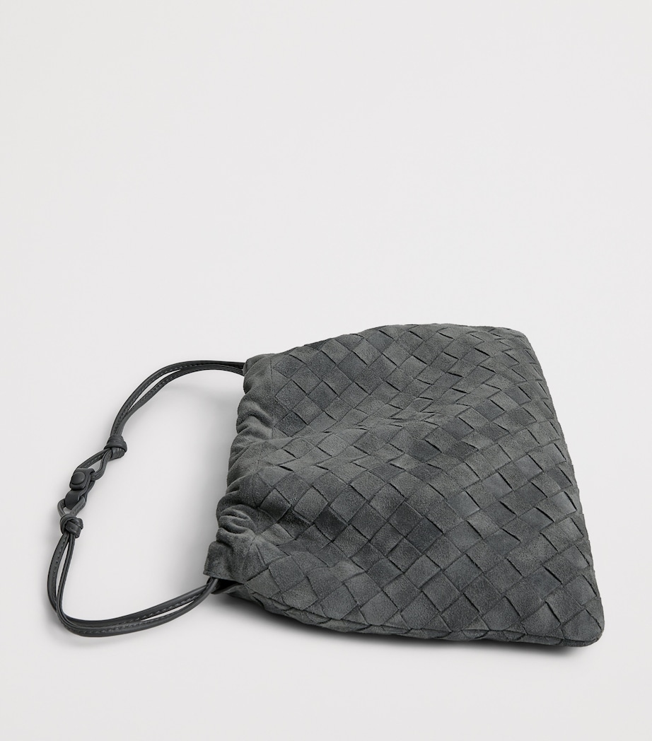 Bottega Veneta Suede Intrecciato Pouch Image 6