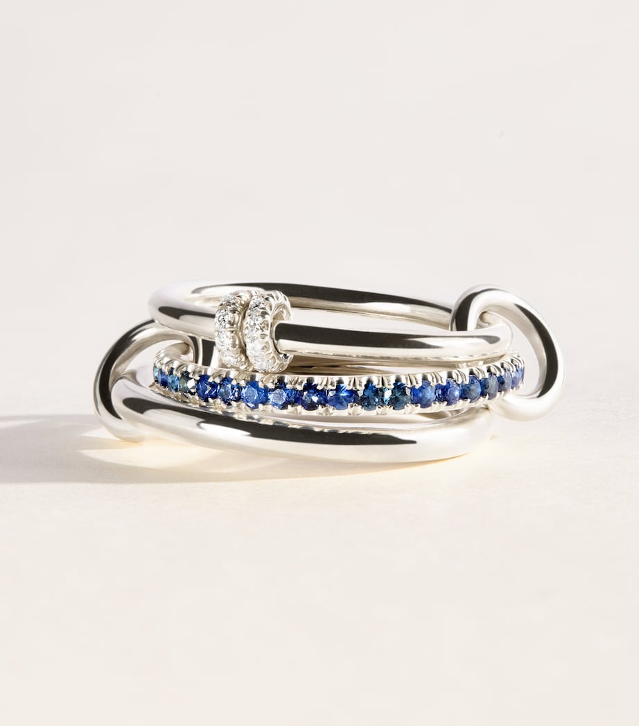 Spinelli Kilcollin Sterling Silver, Diamond and Sapphire Raneth Ring Sterling Silver Image 1
