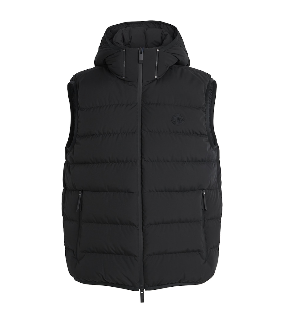 Moncler Mens Down Hooded Arinella Gilet Image 1