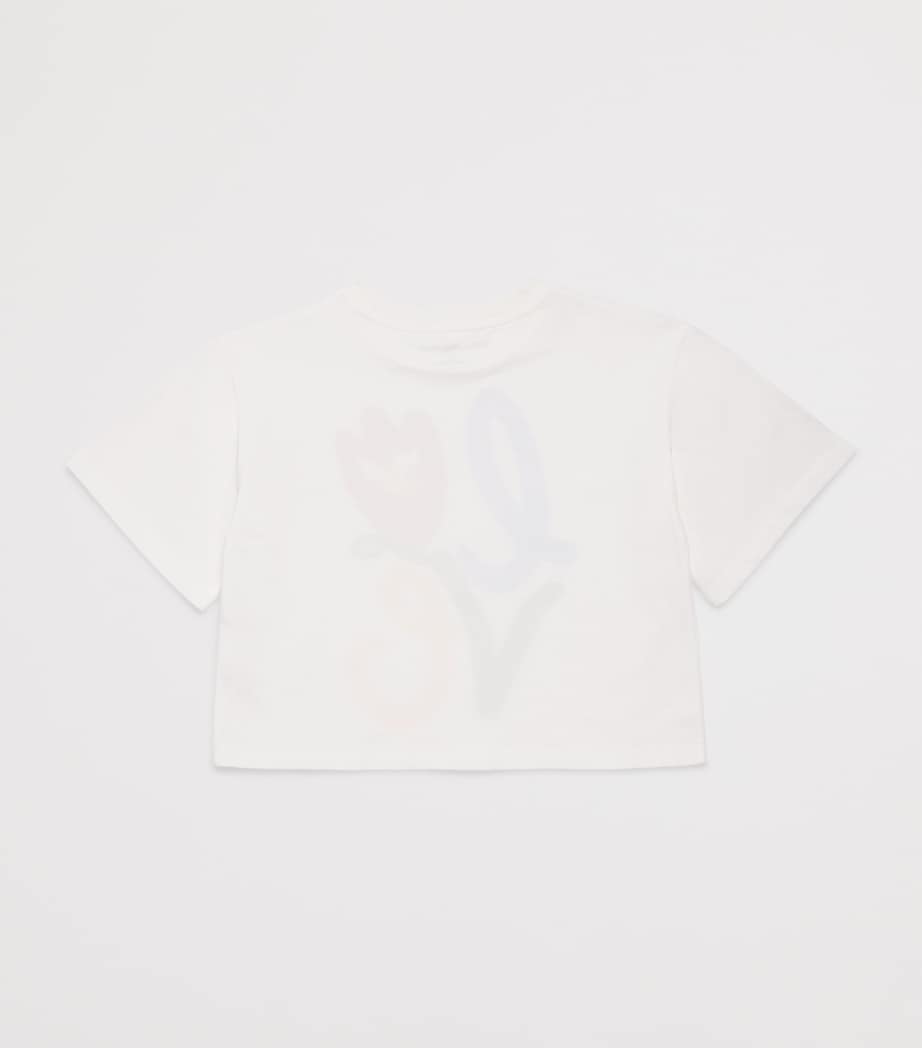 Stella McCartney Kids Organic Cotton Love T-Shirt (2-14+ Years) Image 2