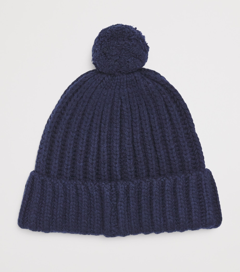 Polo Ralph Lauren Polo Bear Pom-Pom Beanie Hunter Navy Image 2