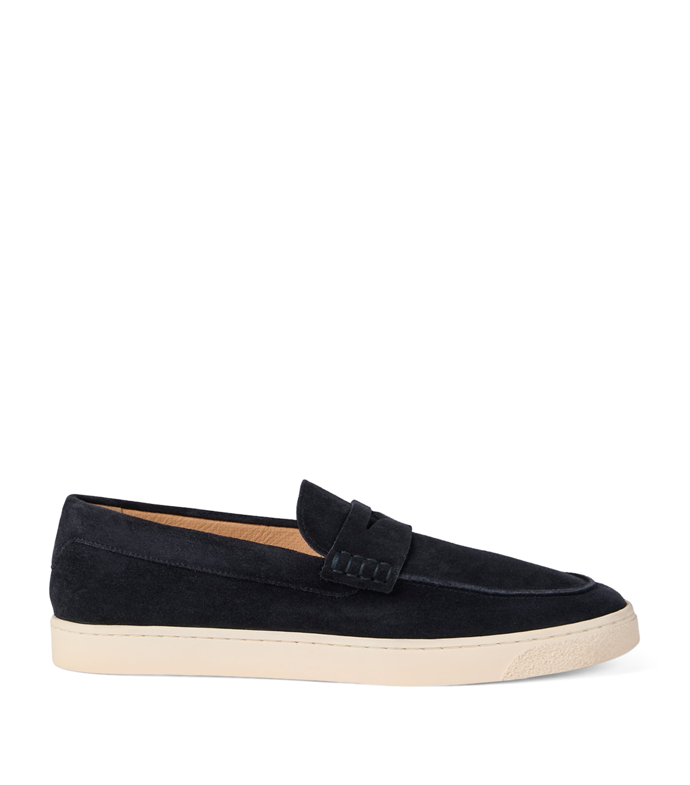 Brunello Cucinelli Suede Hybrid Loafers Image 1